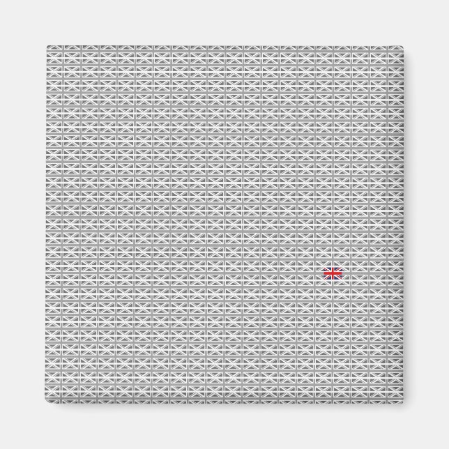 Aimant Union Jack - Royaume-Uni (Devant)