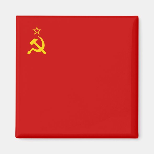 Aimant Union soviétique (URSS) (marteau communiste et fau (Devant)