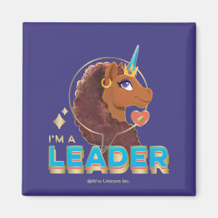 Aimant Unique à la licorne "I’m a Leader" Design