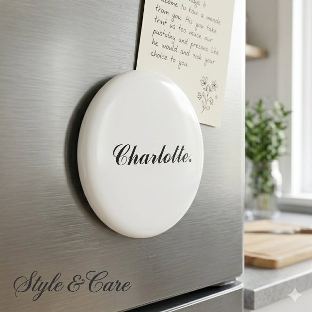 Aimant Unique avec Nom Personnalisé (Unique Magnet with Personalized Name)