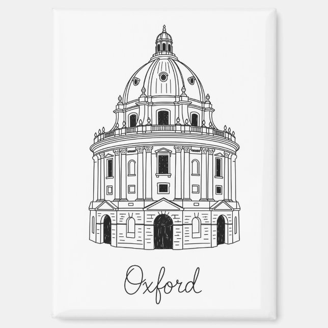 Aimant Université d'Oxford Radcliffe Camera Angleterre Vo (Recto)