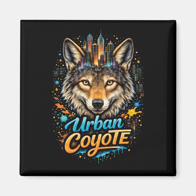 Aimant Urban Coyote (Devant)