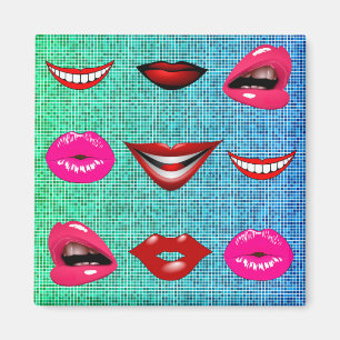 Aimant Urban Funky Hip Cool Lips Motif