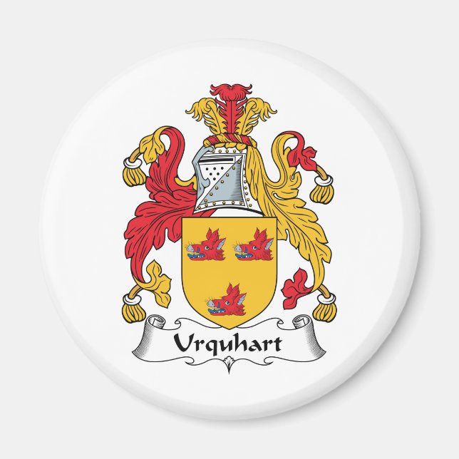 Aimant Urquhart Family Crest (Devant)