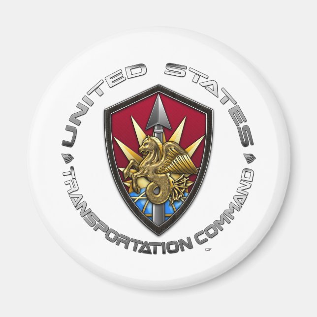 Aimant US Transportation Command (Devant)