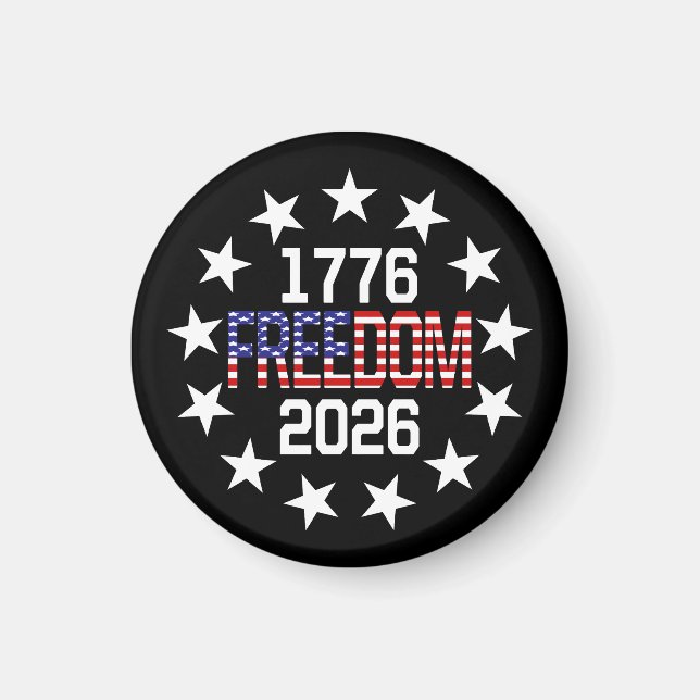 Aimant USA 250e anniversaire de la liberté (Devant)