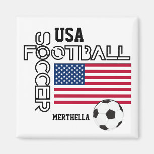 Aimant USA Amérique Personnalisée Football Football
