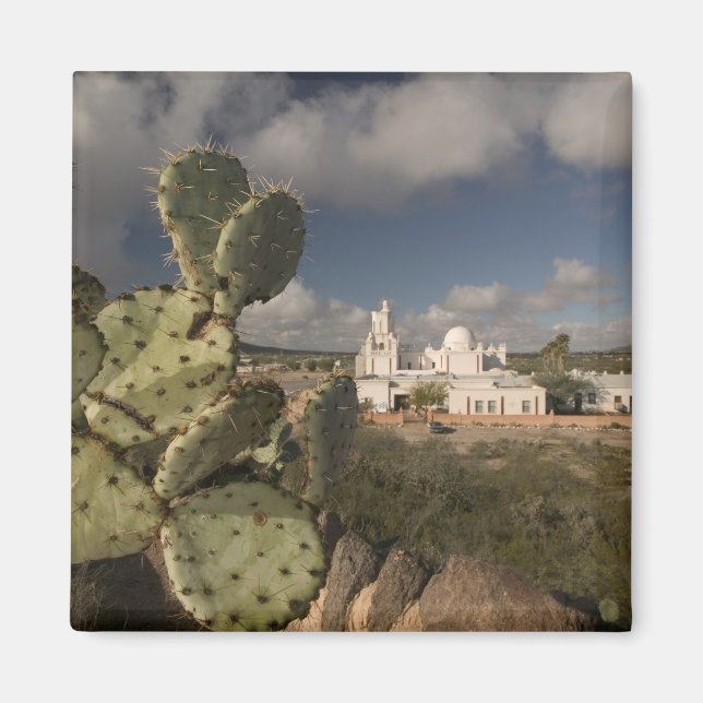Aimant USA, Arizona, Tucson : Mission San Xavier del Bac  (Devant)