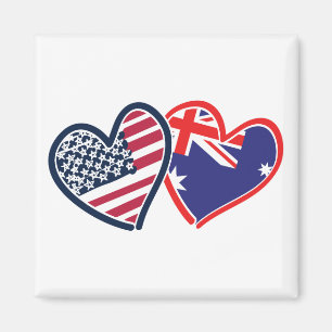 Aimant USA—Australie-Amour