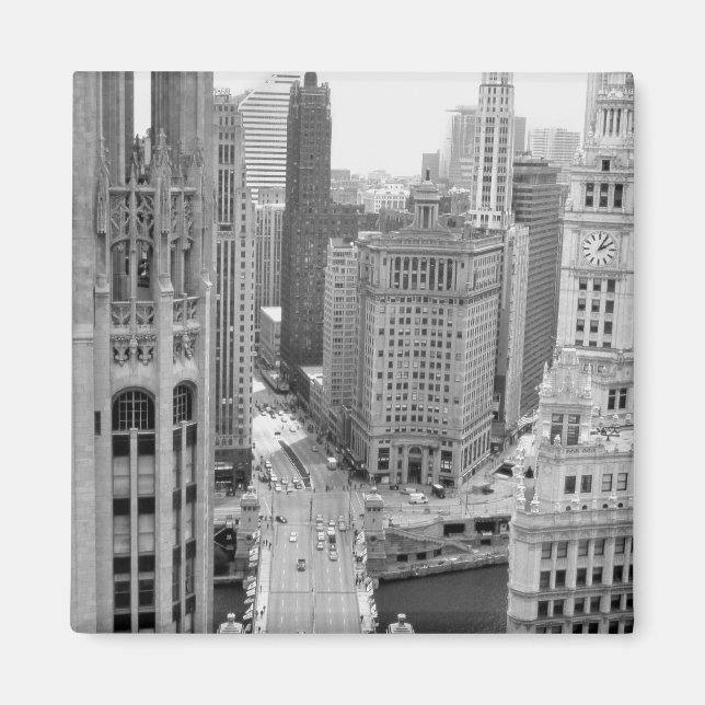 Aimant USA, IL, Chicago, Loop de Hotel (Devant)