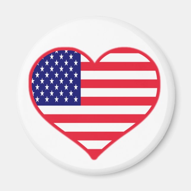 Aimant USA Love (Devant)