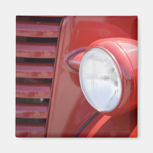 Aimant USA, Maine, Owl's Head. Feu de tête partiel