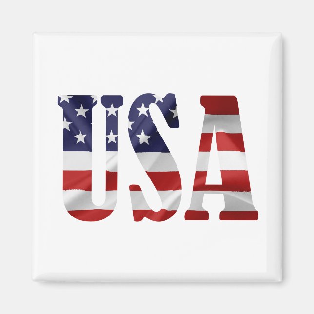 Aimant USA Patriotic (Devant)