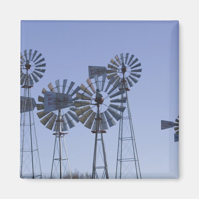 Aimant USA, TEXAS, Lubbock : American Wind Power Center (Devant)