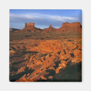 Aimant USA, Utah, Monument Valley. Lumière du soleil