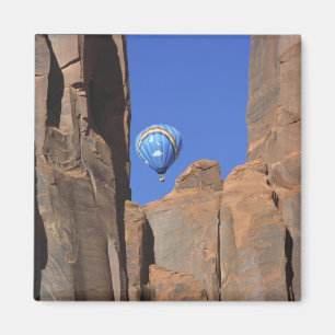 Aimant USA, Utah, vallée des Monuments. Un ballon à air c