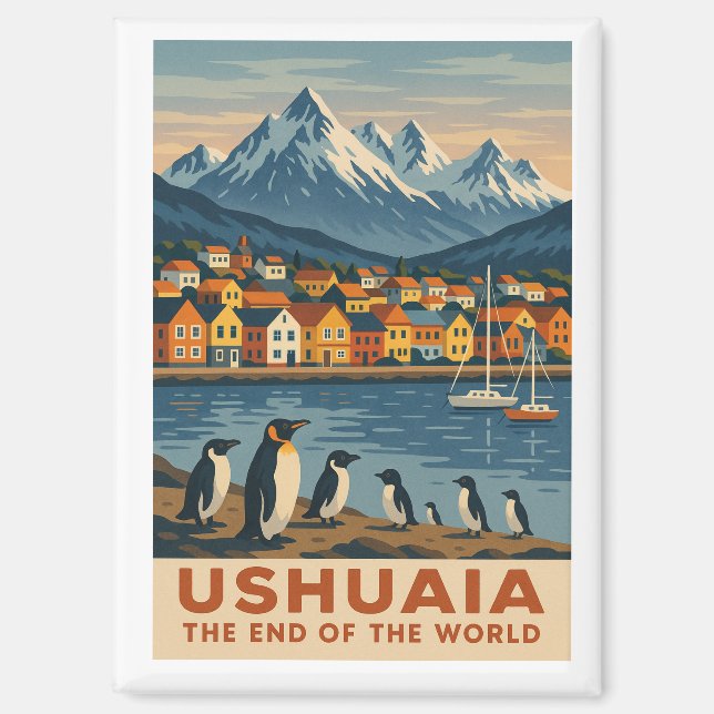 Aimant Ushuaia – La Fin du Monde (Recto)