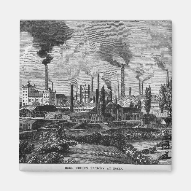 Aimant Usine de Herr Krupp à Essen, Allemagne (Devant)