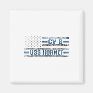 Aimant Uss Hornet porte-avions 2ème guerre mondiale Cv-8