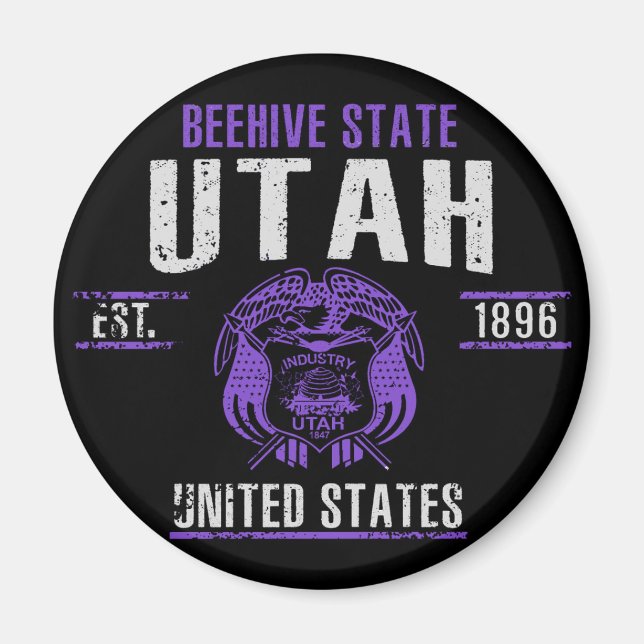Aimant Utah (Devant)