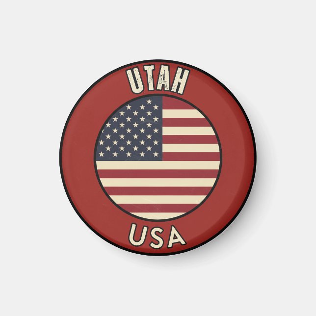 Aimant Utah États-Unis d'Amérique (Devant)