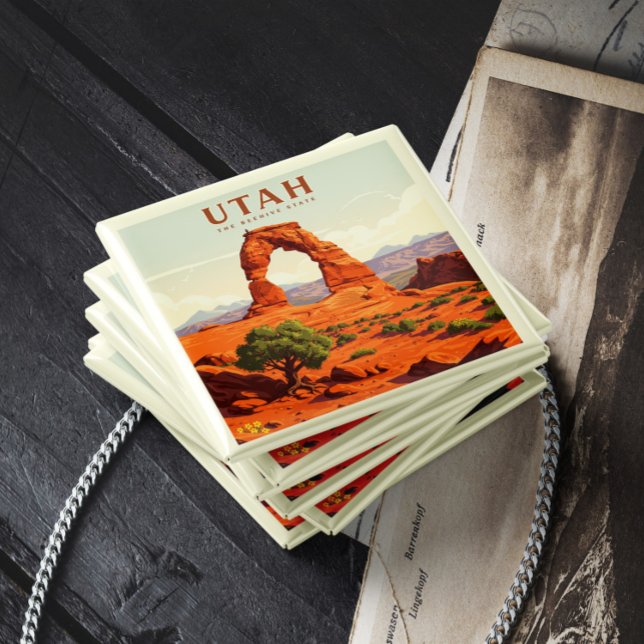 Aimant Utah vintage (Créateur téléchargé)