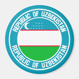Aimant Uzbekistan Round Emblem