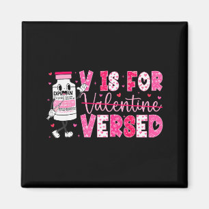 Aimant V est pour infirmière compétente Saint-Valentin Nu