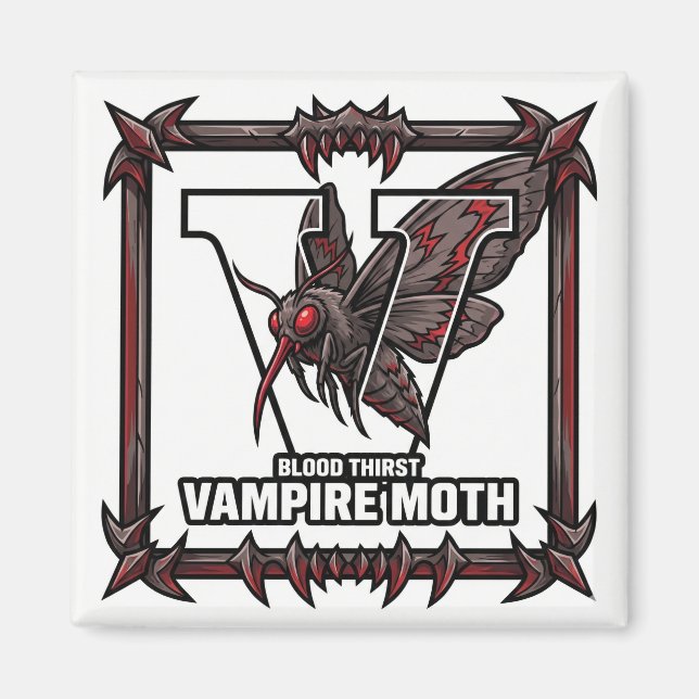 Aimant V est pour le papillon vampire - Apprentissage de  (Devant)