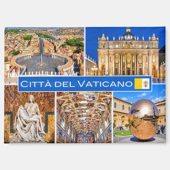 Aimant VA0001, Cité du Vatican, (Recto)