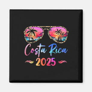 Aimant Vacances au Costa Rica 2025 Groupe de famille corr