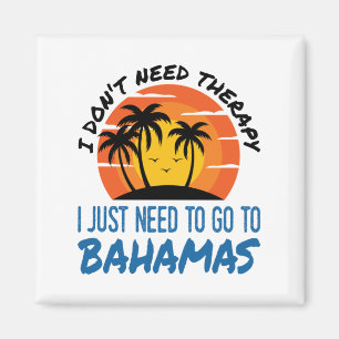Aimant Vacances aux Bahamas Séjour sur la plage tropicale