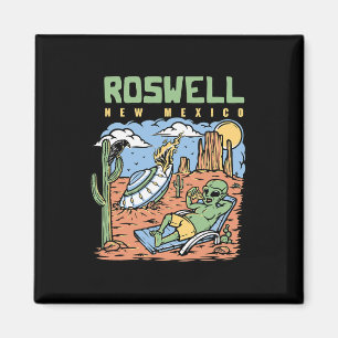 Aimant Vacances d'aliens drôles à Roswell au Nouveau-Mexi