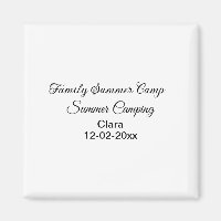 Vacances de camping en famille ajoutez nom dateÉté