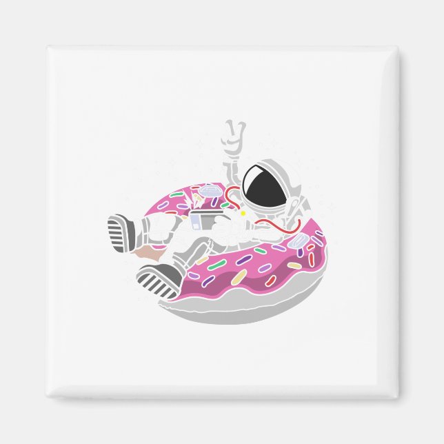 Aimant Vacances des astronautes (Devant)