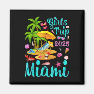 Aimant Vacances d'été à Miami Beach Floride entre filles