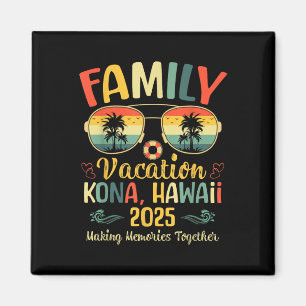 Aimant Vacances d'été en famille à Kona Hawaii Beach 2025