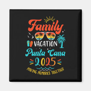 Aimant Vacances en famille 2025 Punta Cana Correspondance