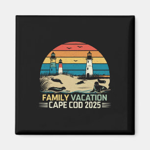 Aimant Vacances en famille Cape Cod 2025 Vacances côtière