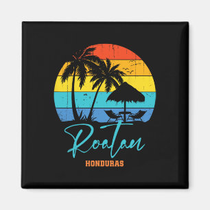 Aimant Vacances en famille Roatan Honduras Plage Vacances