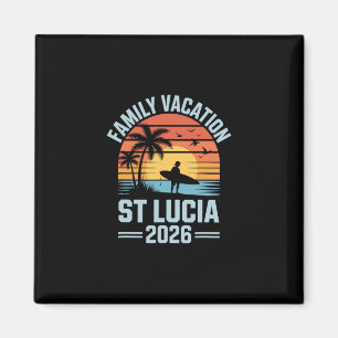 Aimant Vacances en famille Sainte-Lucie 2026