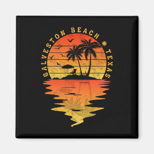 Aimant Vacances en famille Tee - shirts Texas Galveston B