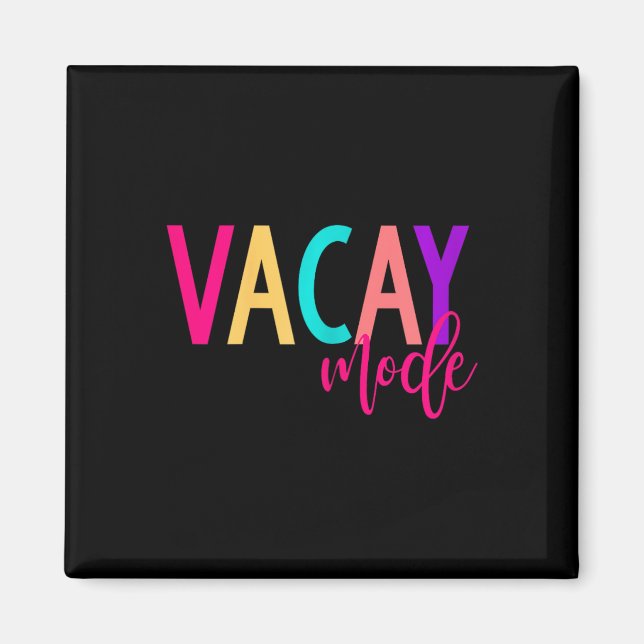 Aimant Vacances Famille S Vacay Mode Été (Devant)