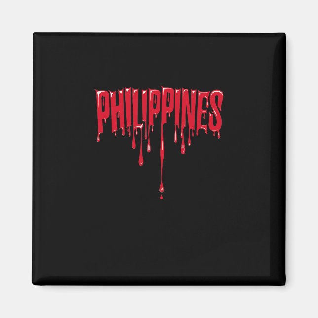 Aimant Vacances philippines philippin Souvenir vintage ho (Devant)