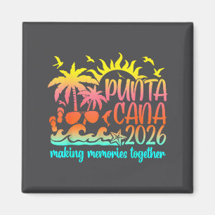 Aimant Vacances Rétro Punta Cana Créer des Souvenirs Ense