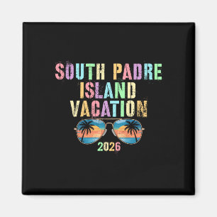 Aimant Vacances vintage à l'île de south padre 2026 vacay