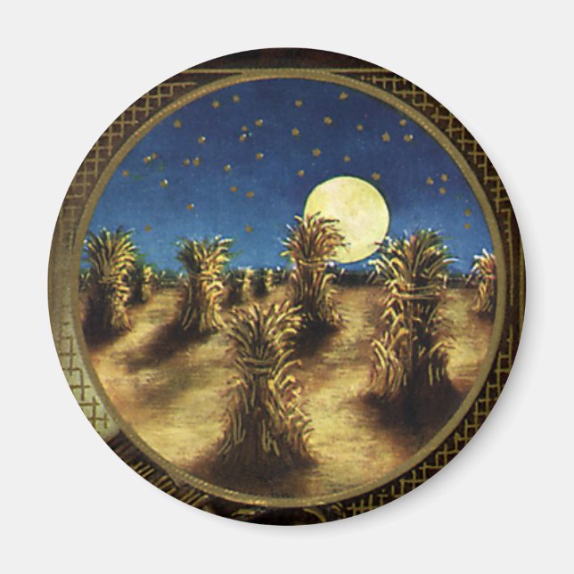 Aimant Vacances vintages, Un Jour De Thanksgiving (Devant)