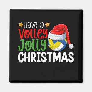 Aimant Vacances Volley Jolly Noël Volleyball