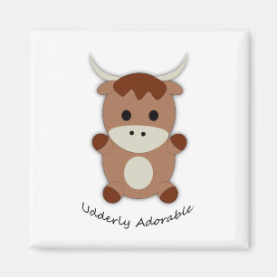 Aimant Vache adorable âgée