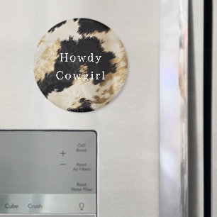 Aimant Vache blanche noire